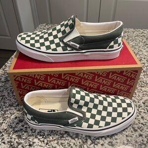 VANS Checkerboard Classic Slip-On Shoes